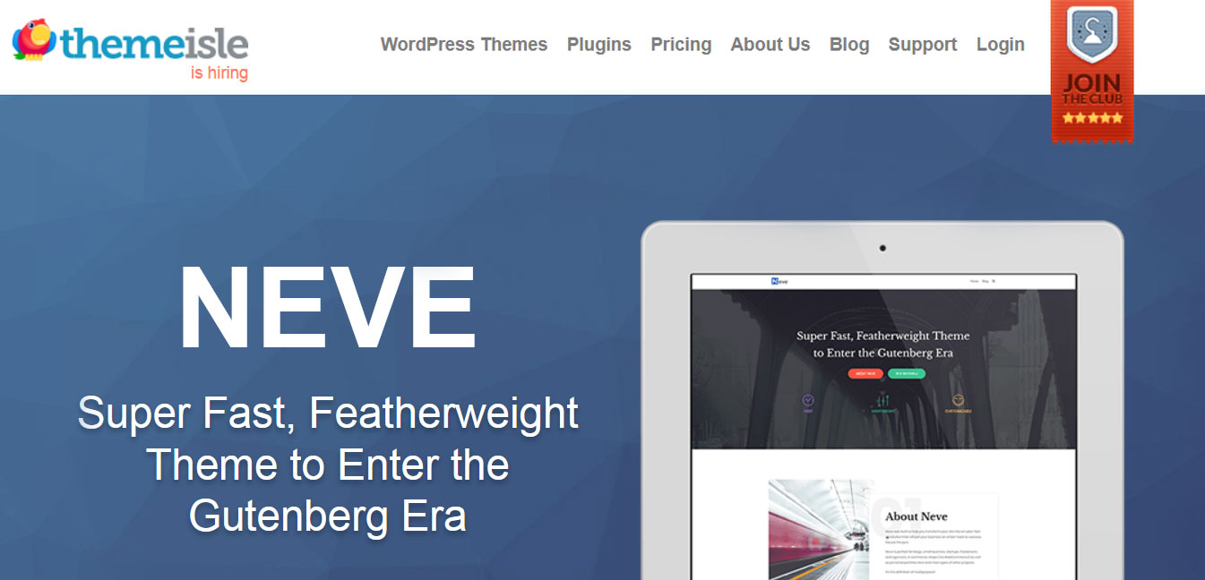 Neve - Free WordPress Customizable Theme